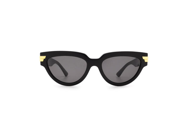 Black Ribbon-logo cat-eye acetate sunglasses