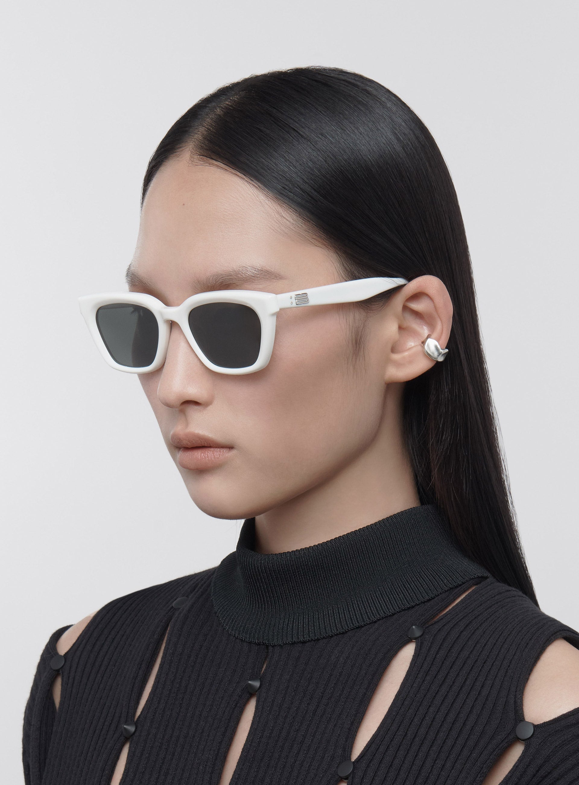 GENTLE MONSTER White Sunglasses for Women